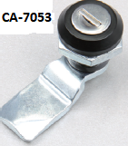 Quarter-Turn Cam Latch, Key Locking, Not Sealed, Zinc Alloy, Black t or Chrome, Southco E5-5-405