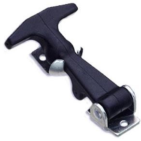 Flexible Draw Latch, Rubber, 86 Series, Steel Hardware, R style keeper, Southco 37-20-086